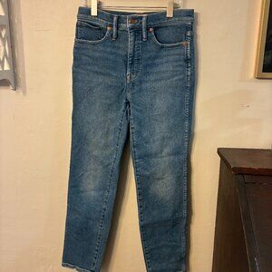 Madewell Stovepipe Medium Wash Jeans